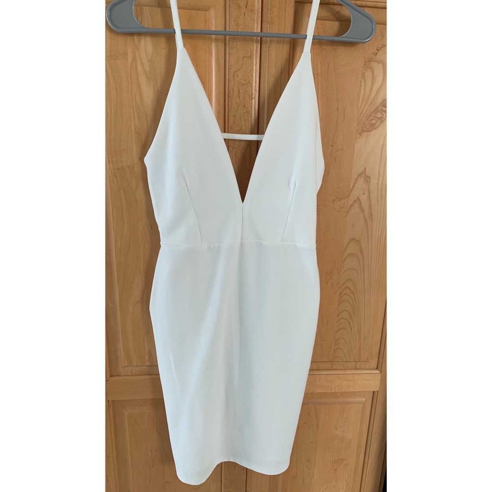 Missguided open back dress